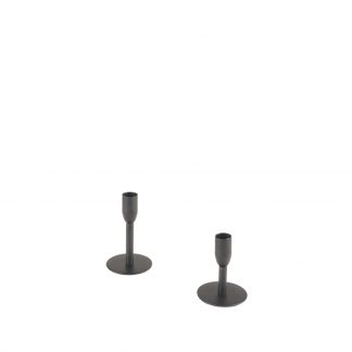 Kandelaars - Zwart - Metaal - One Size 180122965