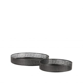 Dienbladen - Zwart - Metaal - One Size 180123223