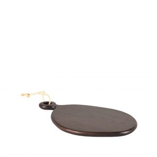 Serveerplank - Espresso - Mangohout - One Size 180123218