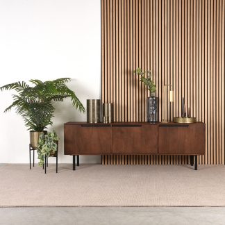 Tv-Meubels Rio - Espresso - Mangohout - 180 cm 180123146