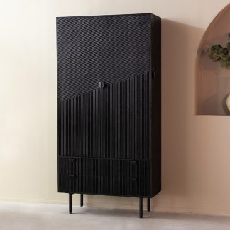 Bergkasten Cotia - Zwart - Mangohout - One Size 180123128