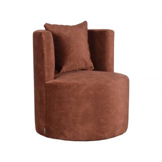 Fauteuil Evy - Rust - Velvet - 65 cm 180122550