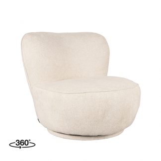 Fauteuil Bunny - Beige - Boucle 180122546