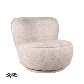 Fauteuil Bunny - Taupe - Boucle 180122545