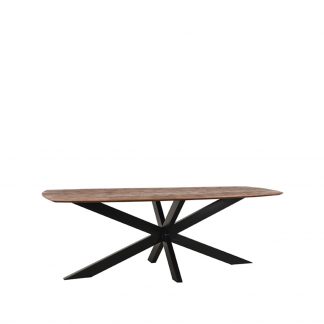 Eetkamertafel Zane - Espresso - Mangohout - 220 cm 180122535