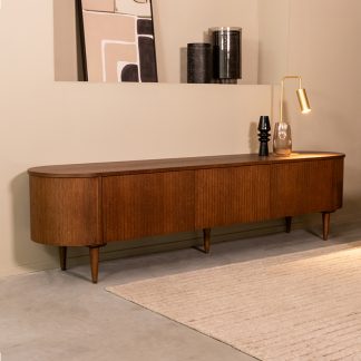 Tv-Meubels Oliva - Walnoot - Eiken - 220 cm 180122501