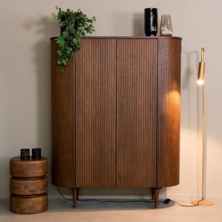 Bergkasten Oliva - Walnoot - Eiken - 125 cm 180122496