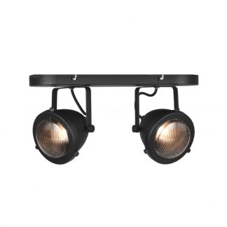 Spot Moto - Zwart - Metaal - 2-Lichts 18010811