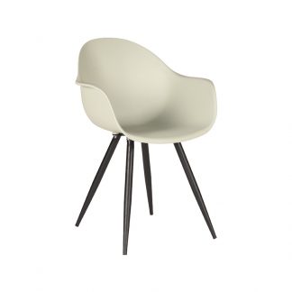 Eetkamerstoel Luca - Breeze - PP - Zwart Metalen Frame 18011449