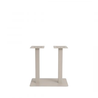 Eetkamertafel Tafelpoot Dubbel - Taupe - Metaal - 72 cm 180122435