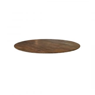 Eetkamertafel Tafelblad Rond - Nature Smooth - Mangohout - 120 cm - Rond Sloppy 18094435