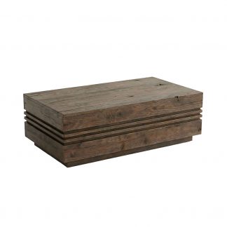 Salontafel Notch - Espresso - Mangohout - 110 cm 180122811