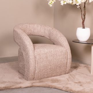 Fauteuil Antibes - Taupe - Geweven 180154253