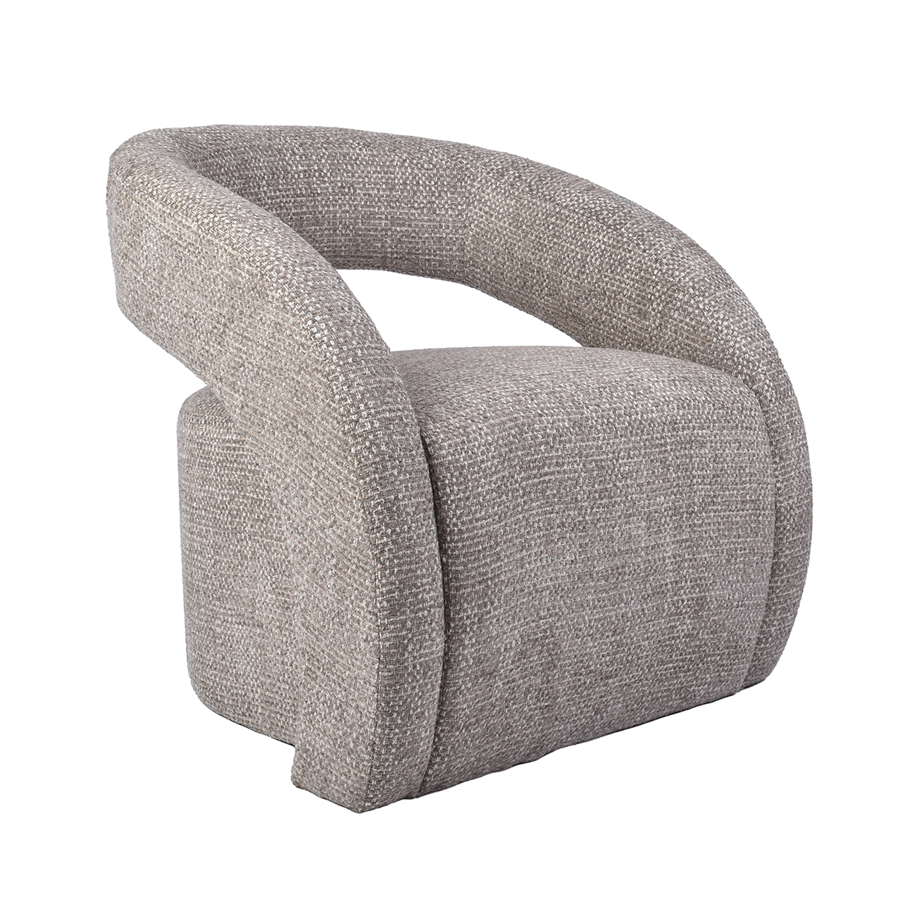Fauteuil Antibes - Taupe - Geweven 180154253 – Bild 2