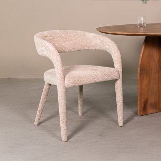 Eetkamerstoel Tamiko - Beige - Geweven 180153822