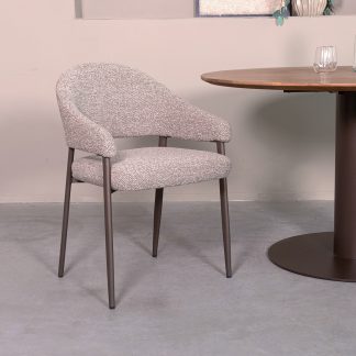 Eetkamerstoel Sora - Mushroom - Boucle 180154166