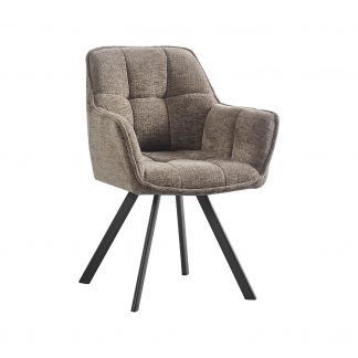 Eetkamerstoel Riley - Taupe - Geweven 180154180