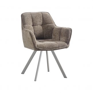 Eetkamerstoel Riley - Taupe - Geweven 180154179