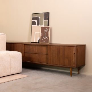 Tv-Meubels Jule - Walnoot - Eiken - 200 cm 180122480