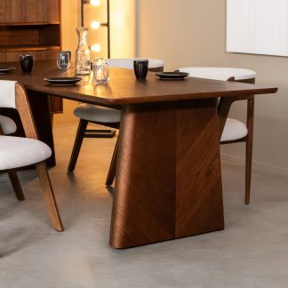 Eetkamertafel Jule - Walnoot - Eiken - 210 cm 180122352