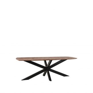 Eetkamertafel Zane - Espresso - Mangohout - 160 cm 180122355
