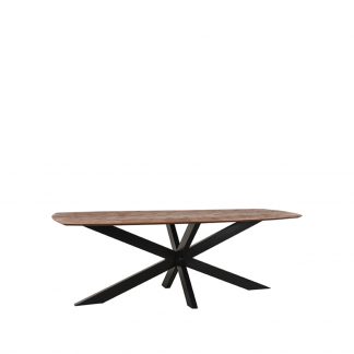Eetkamertafel Zane - Espresso - Mangohout - 190 cm 180122354