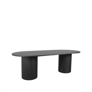 Eetkamertafel Oliva - Zwart - Eiken - 240 cm 180122655