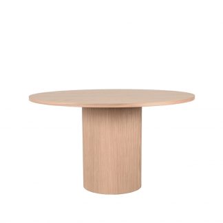 Eetkamertafel Oliva - Naturel - Eiken - 130 cm - Rond 180122651