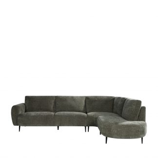 Hoekbank Milano - Hunter - Chenille - Hoekbank Rechts 180145515