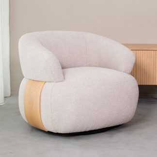 Fauteuil Valenza - Naturel - Boucle - One Size 180145501