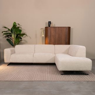 Hoekbank Rodano - Naturel - Chenille - Hoekbank Rechts 180145528