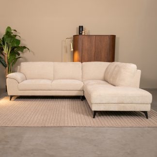 Hoekbank Santino - Naturel - Chenille - Hoekbank Rechts 180145511