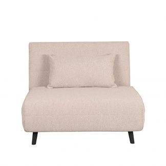 Slaapbank Single - Naturel - Boucle - Single | Zwarte Poot 180122624