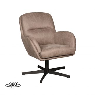 Fauteuil Moss - Taupe - Kunstleder - One Size 180122378
