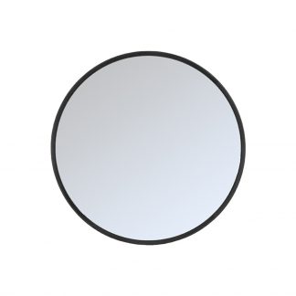 Spiegel Oliva - Zwart - Eiken - 90 cm 180122657