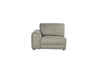 Bank Tivoli - Taupe - Kunstleder - 1,5-Zits Links 180122576