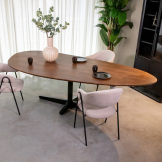 Eetkamertafel Rosie - Nature Smooth - Mangohout - 220 cm 180122924