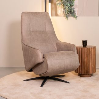 Fauteuil Odense - Taupe - Kunstleder - One Size 180123019