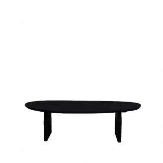 Salontafel Cooper - Zwart - Mangohout - 135 cm 180123048