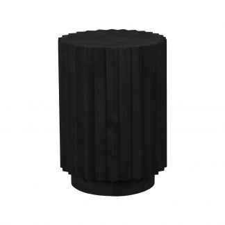 Bijzettafel Novan - Zwart - Mangohout - 35 cm 18011347
