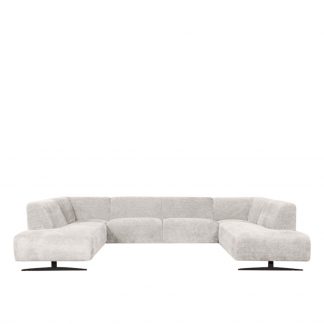 Bank Rodano - Naturel - Chenille - U-Bank 18011356