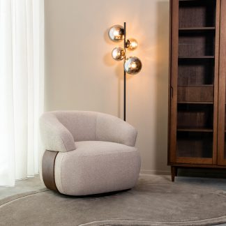 Fauteuil Valenza - Naturel - Boucle - One Size 180123085