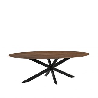 Eetkamertafel James - Nature Smooth - Mangohout - 240 cm - Ovaal 18011470