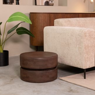 Salontafel Milly - Espresso - Mangohout - 50 cm 18010076