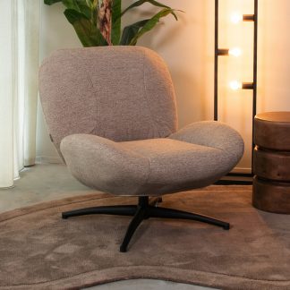Fauteuil Clayton - Taupe - Geweven - One Size 18063872