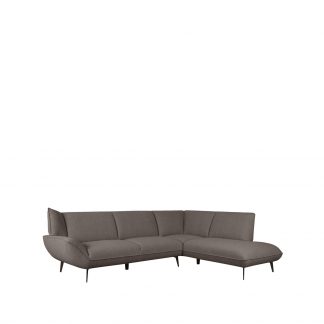 Hoekbank Pesaro - Bruin - Boucle - Hoekbank Rechts 180122677