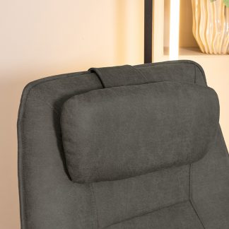 Sierkussen Hoofdkussen - Antraciet - Micro Suede - One Size 18011462