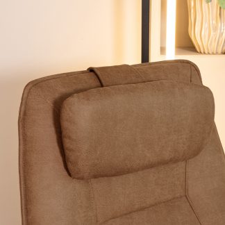 Sierkussen Hoofdkussen - Cognac - Micro Suede - One Size 18011460