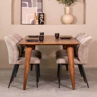 Eetkamertafel Fly - Nature Smooth - Mangohout - 190 cm 180100167