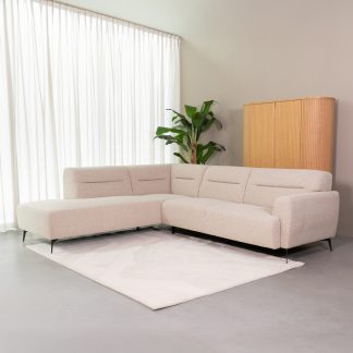 Hoekbank Bolzano - Naturel - Boucle - Hoekbank Links 18064015